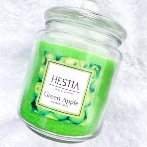 ароматна свещ зелена якълка